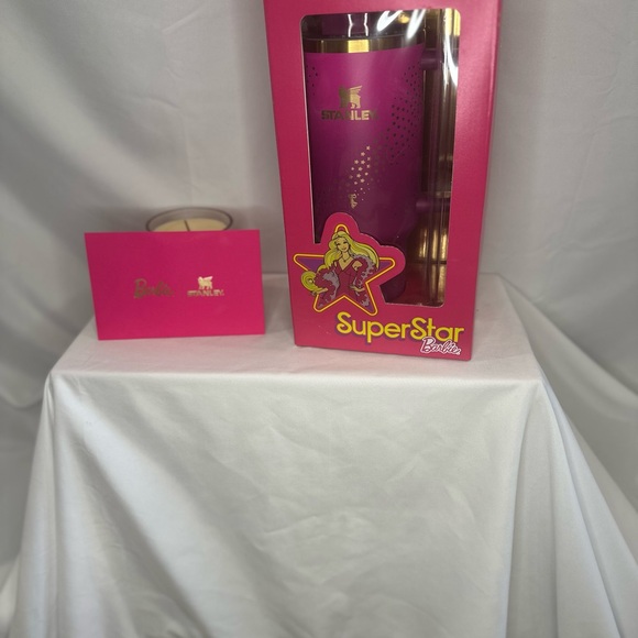 Stanley Accessories - Stanley Pink Superstar Tumbler with Straw! Barbie!